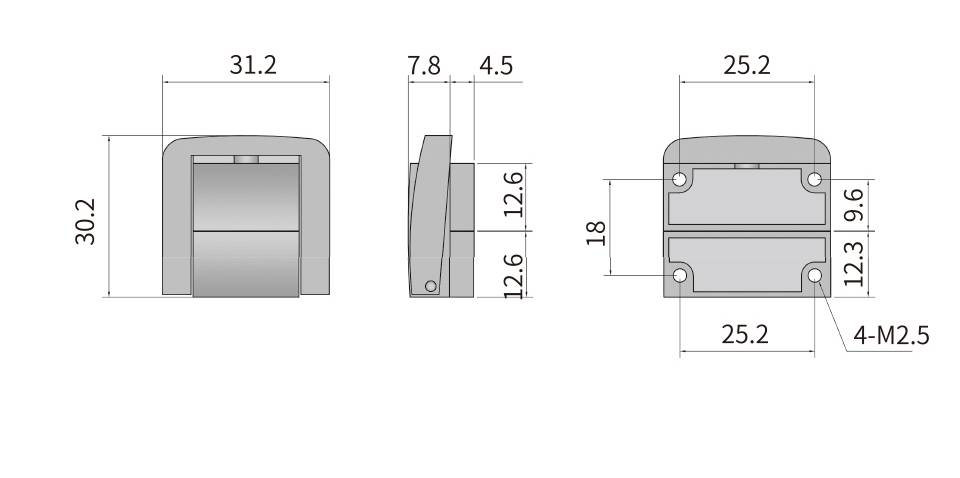 合金箱扣_工具箱箱扣_滚塑箱搭扣锁6521-30