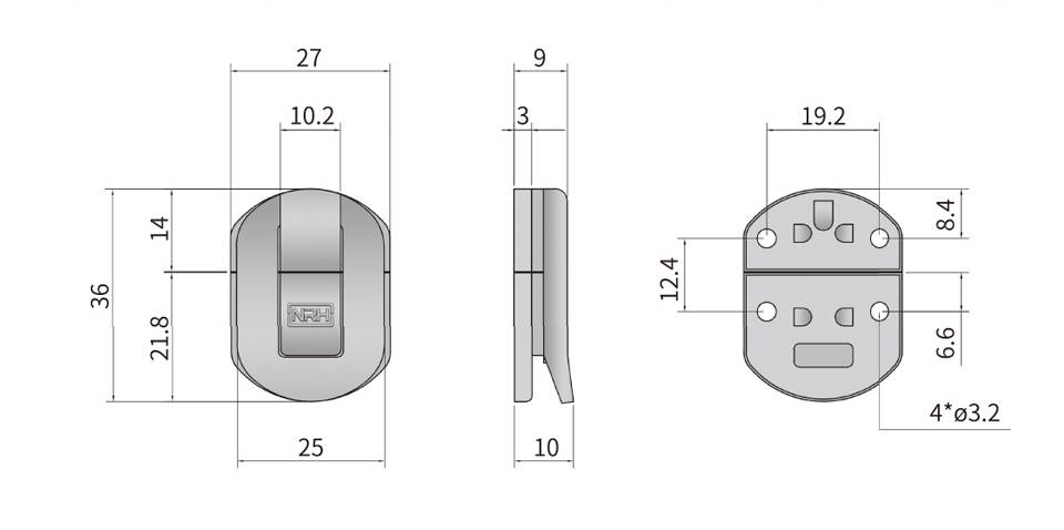 箱扣_工业箱扣_五金箱扣6441-36